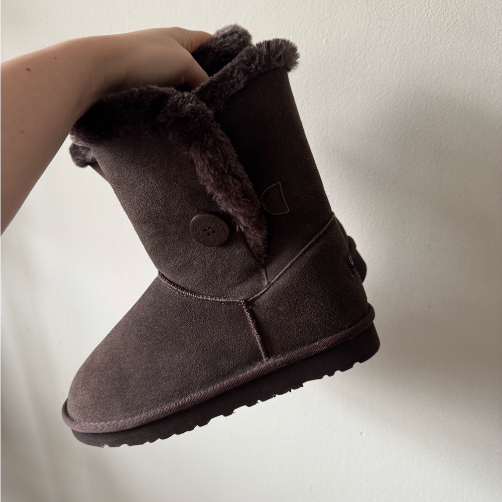 NWOT UGG Cozy Brown Suede Women's Boots - Picture 3 of 6